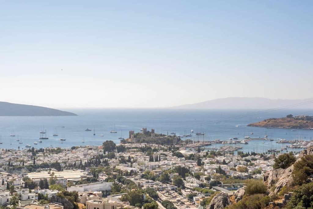 Bodrum Burcu Residence, Magnificent Sea View, Cozy, Free Otopark, Free Wifi Экстерьер фото