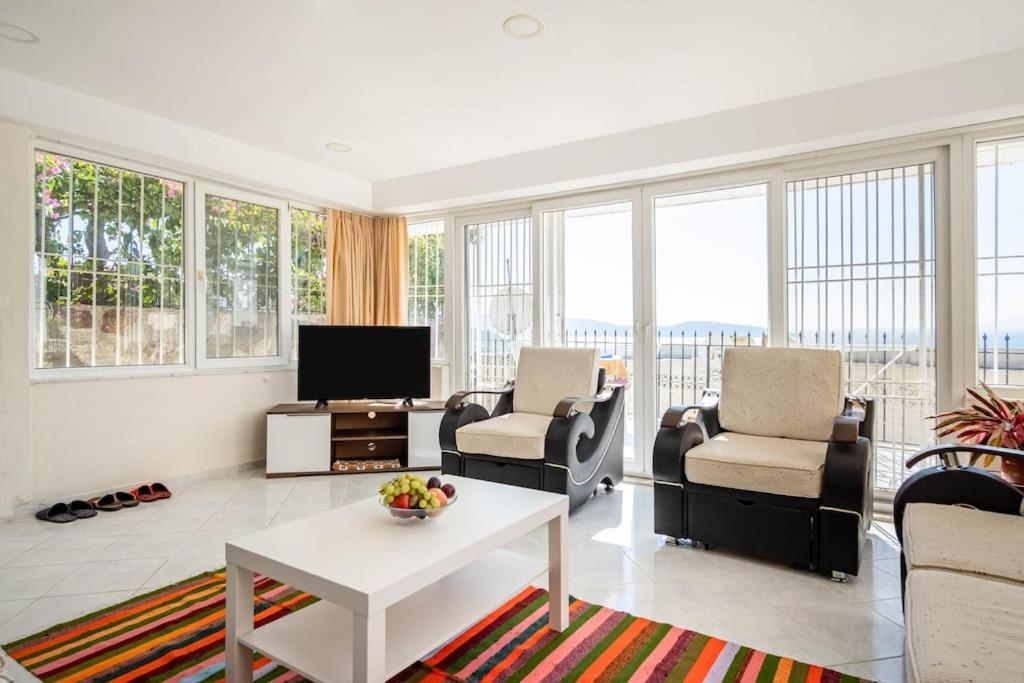 Bodrum Burcu Residence, Magnificent Sea View, Cozy, Free Otopark, Free Wifi Экстерьер фото