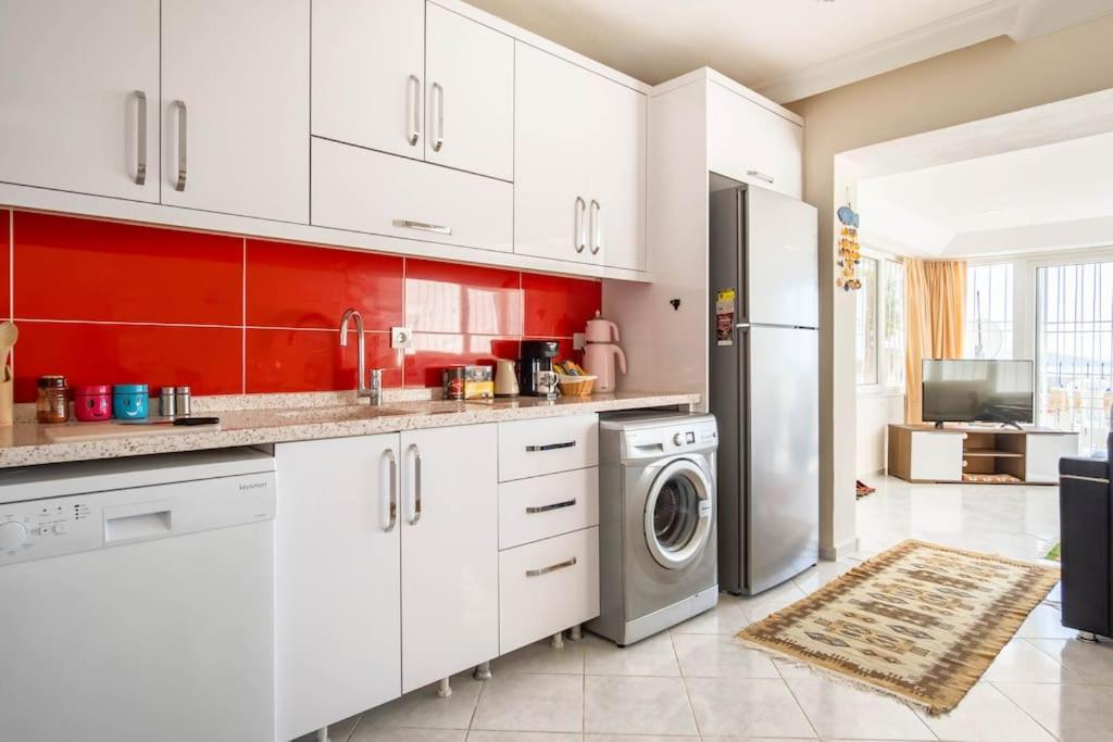 Bodrum Burcu Residence, Magnificent Sea View, Cozy, Free Otopark, Free Wifi Экстерьер фото